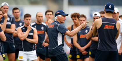 Carlton Training Session